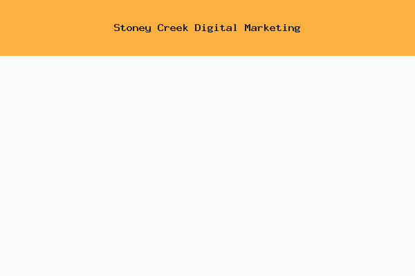 Stoney Creek Digital Marketing